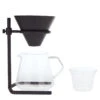 Kinto Handfilter Kaffee Set Schwarz 4 Tassen -Beste Café Geschäft 102897 102897 kinto handfilter set schwarz 4 tassen komplett