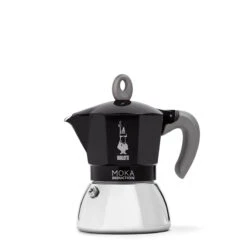 Bialetti New Moka Induction 4 Tassen Schwarz