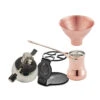 Bundle Cezve Linkshänder, Trichter, Brenner Und Ständer -Beste Café Geschäft 104498 soy coffeeware bundle station left handed u brenner 800x800