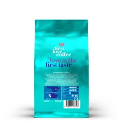 Bio Espresso -Beste Café Geschäft 105164 105164 first love coffee bio espresso 500g bohnen ruckseite