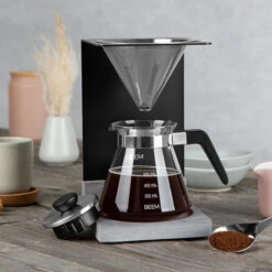 Kaffeebereiter Set Pour Over Beton -Beste Café Geschäft 105207 105207 beem kaffeebereiter set pour over beton moodkueche