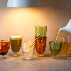 Stack Thermo Glass 200 Ml Semi-Green -Beste Café Geschäft 105413 105413 carl henkel stack thermo glass 200 ml semi green mood