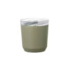 Kinto To-Go Tumbler 240 Ml Mit Stöpsel Khaki -Beste Café Geschäft 105558 105558 kinto togotumbler 240ml with plug khaki